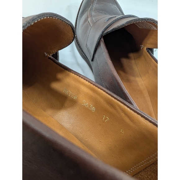 Beckett‎ Simonon Cohen Dress Shoes Mens Size 8 Brown Leather Penny Slip On main image 4